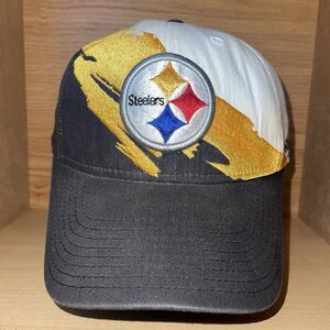 Vintage Pittsburgh Steelers Reebok Splash Troy Polamalu Fitted Hat Cap Size S/M